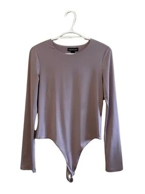 4/$20➡️  SWS Mauve Long Sleeve Double-Lined Contour Bodysuit – Size XL GUC